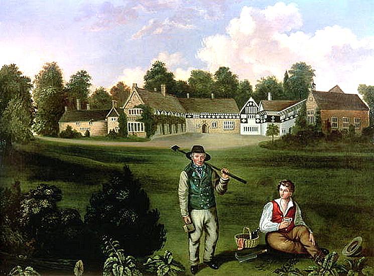 Smithills Hall in 1820 Smithills Hall in 1820