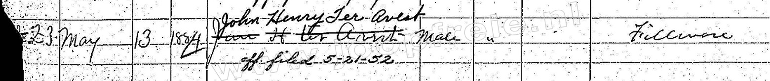Klik voor foto in apart venster 337_geboorte_john_henry_ter_avest_1884.jpg