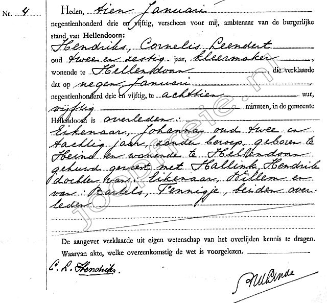 Klik voor foto in apart venster 1_overlijden_johanna_eikenaar_1953.jpg