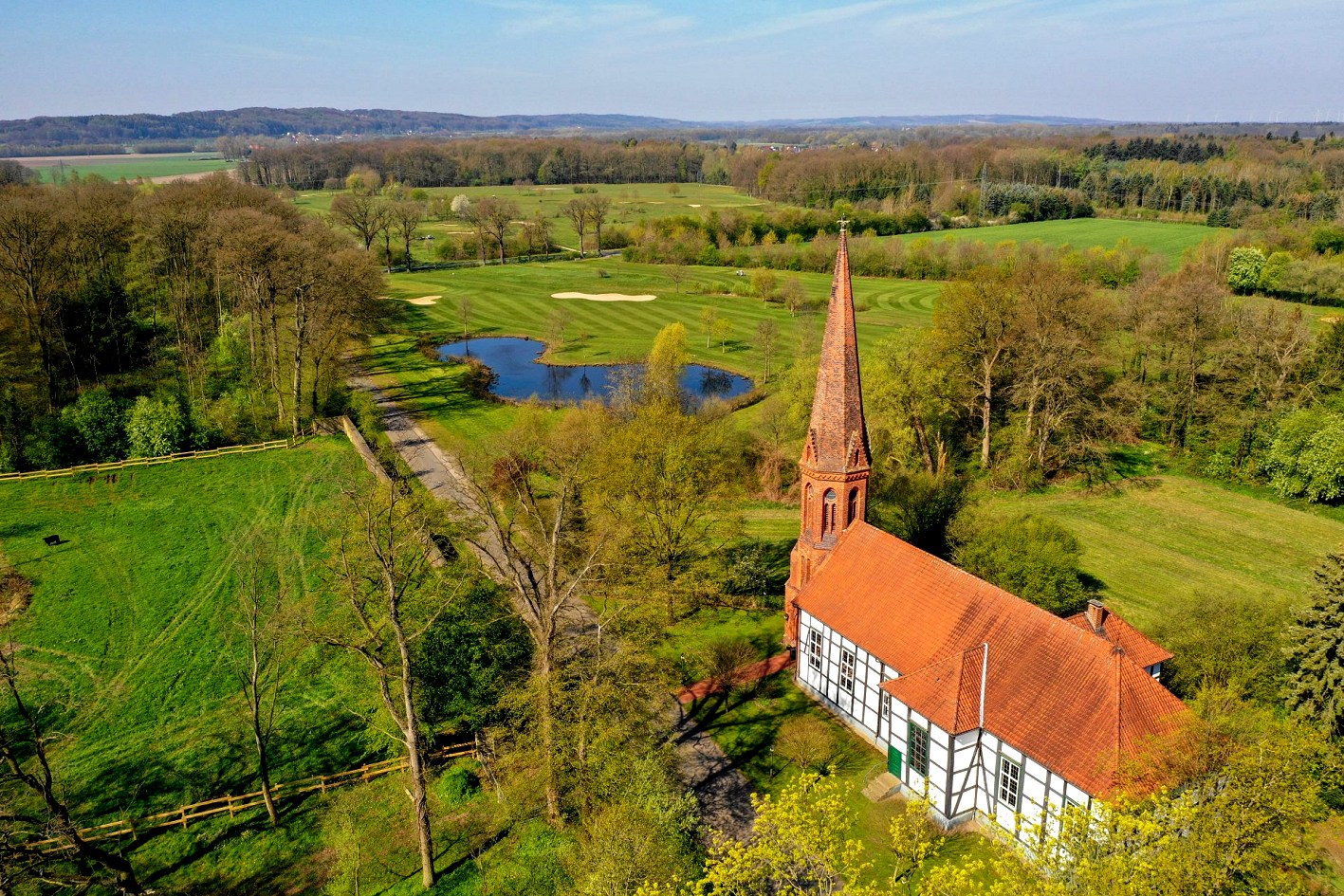 church in Arenshorst - Germany, baptize- and weddingplace of many ancestors