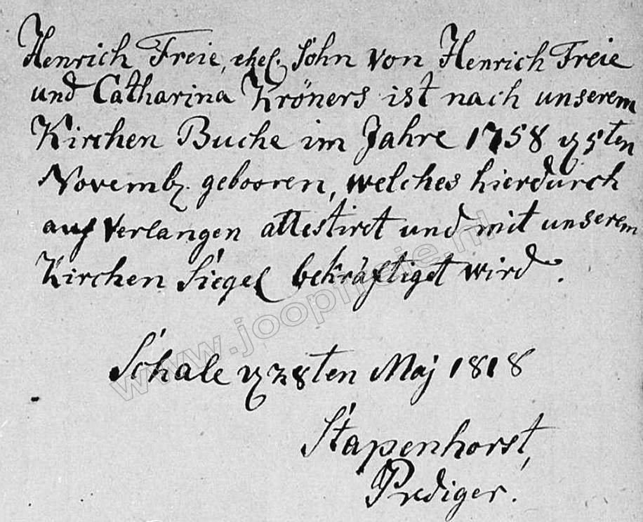 Klik voor foto in apart venster 6173_geboorte-extract__huelijksbijlage__heinrich_freie_1758.jpg