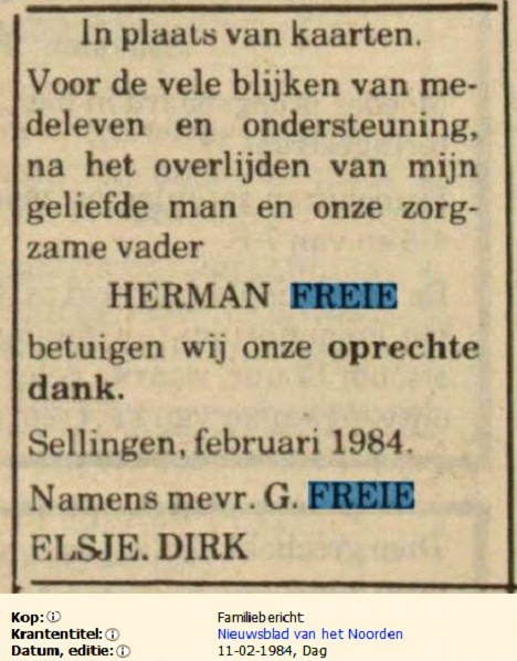 Klik voor foto in apart venster 210_nieuwsbla_noorden_11-02-1984_dank_overlijden.jpg