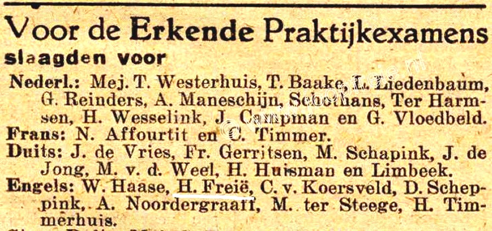 Klik voor foto in apart venster 35_hendrik_examen_engels_dagblad_vh_oosten_05021943.jpg