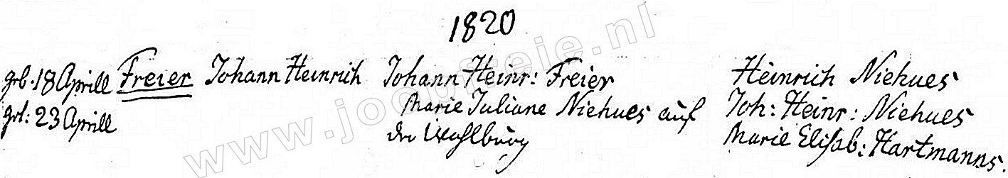 Klik voor foto in apart venster 4381_doop_johann_heinrich_freier_1820.jpg