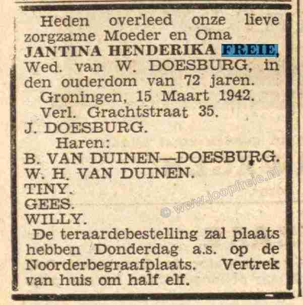 Klik voor foto in apart venster 74_jantinahinderikafreie__1942_advertentie.jpg