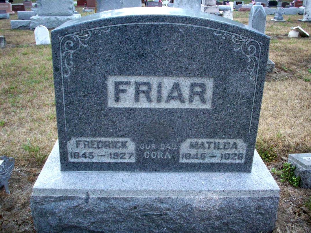 Klik voor foto in apart venster 867_graf_friar-miller.jpg