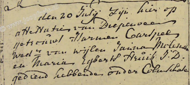 Klik voor foto in apart venster 178_maria_struik-harmen_carspel_huwelijk_1777-1.jpg