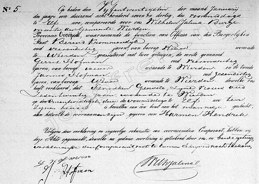 Klik voor foto in apart venster 129_doop_harmen_hendrik_krommendijk_1837.jpg