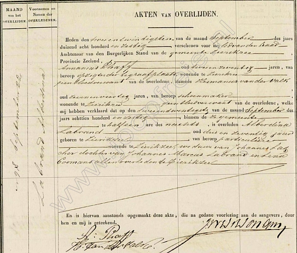 Klik voor foto in apart venster 148_overlijden_alberdina_labrand_1860.jpg