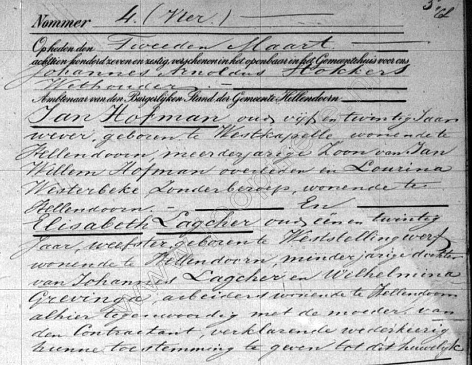 Klik voor foto in apart venster 73_huwelijk_hofman-lagcher_1867.jpg