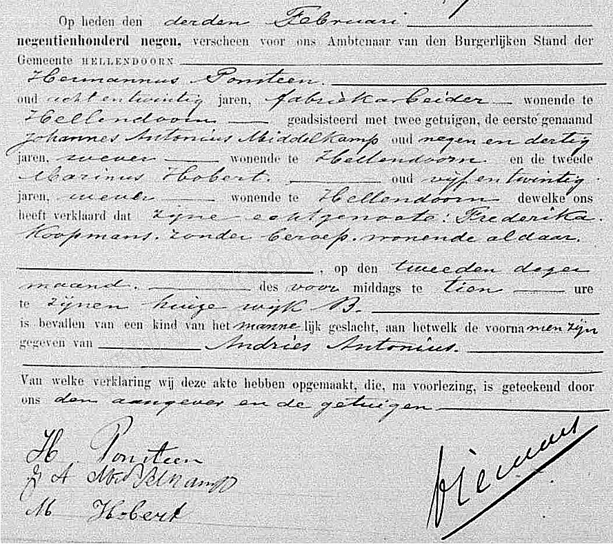 Klik voor foto in apart venster 214_geboorte_andries_antonius_ponsteen_1909.jpg