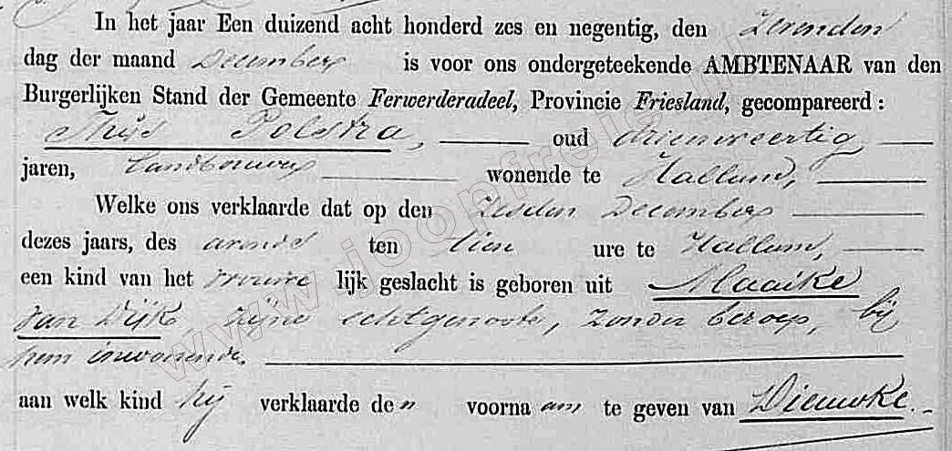 Klik voor foto in apart venster 23_geboorte_dieuwke_polstra_1896.jpg