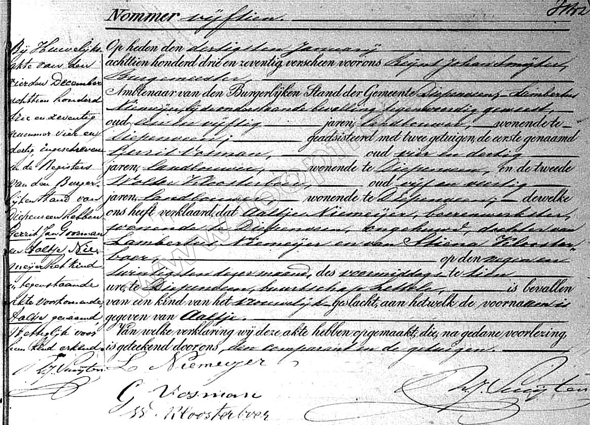 Klik voor foto in apart venster 26_geboorte_aaltje_goorman_1873.jpg