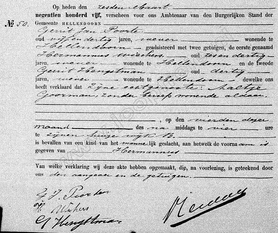 Klik voor foto in apart venster 33_geboorte_hermannus_poorte_1905.jpg