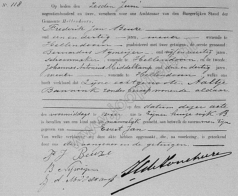 Klik voor foto in apart venster 47_geboorte_evert_jan_beuze_1902.jpg