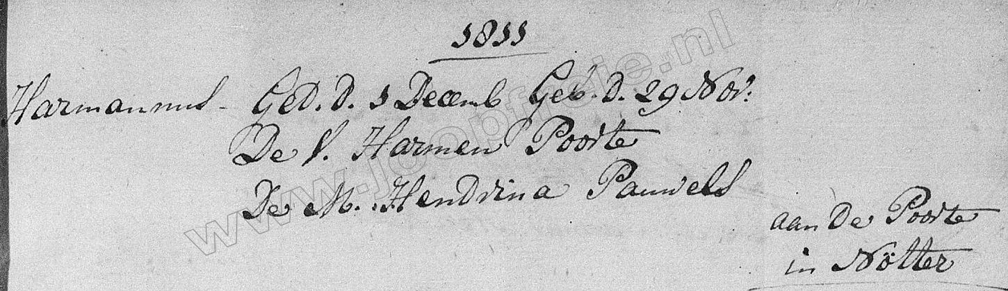Klik voor foto in apart venster 85_doop_hermannus_poorte_1811.jpg