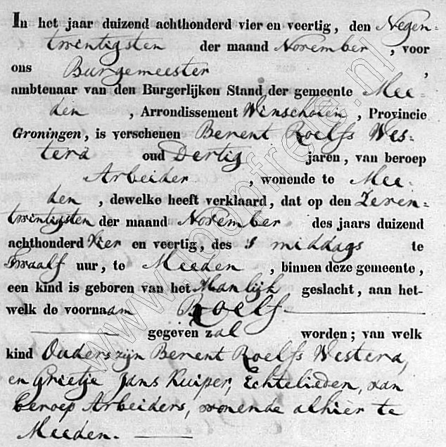 Klik voor foto in apart venster 60_geboorte_roelf_westera_1844.jpg