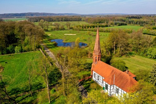 kerk in Arenshorst - Duitsland, doop- en trouwplek van veel voorouders.