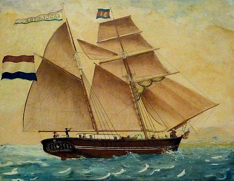 Een 2-mast Schoener